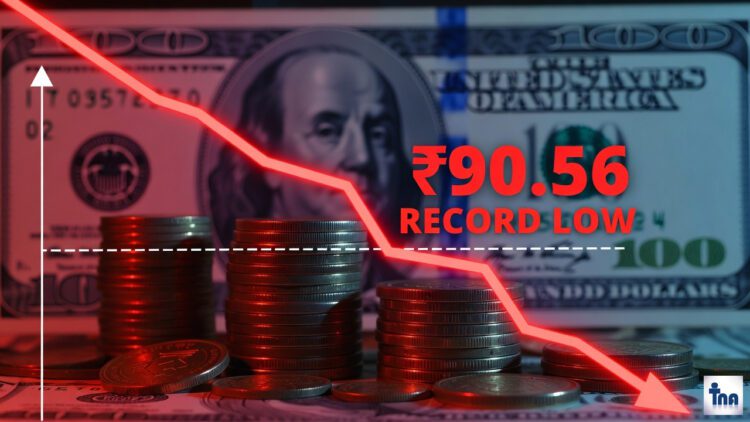 Indian Rupee Record Low: डॉलर के मुकाबले रुपया 90.56 के ऐतिहासिक निचले स्तर पर, जानें 5 बड़े कारण 1 Indian Rupee Record Low