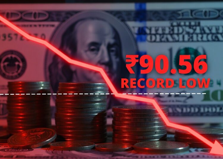 Indian Rupee Record Low