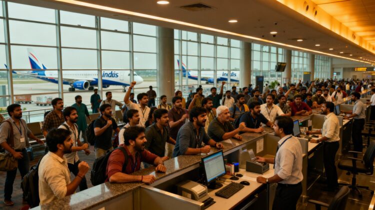 Indigo Flight Delayed