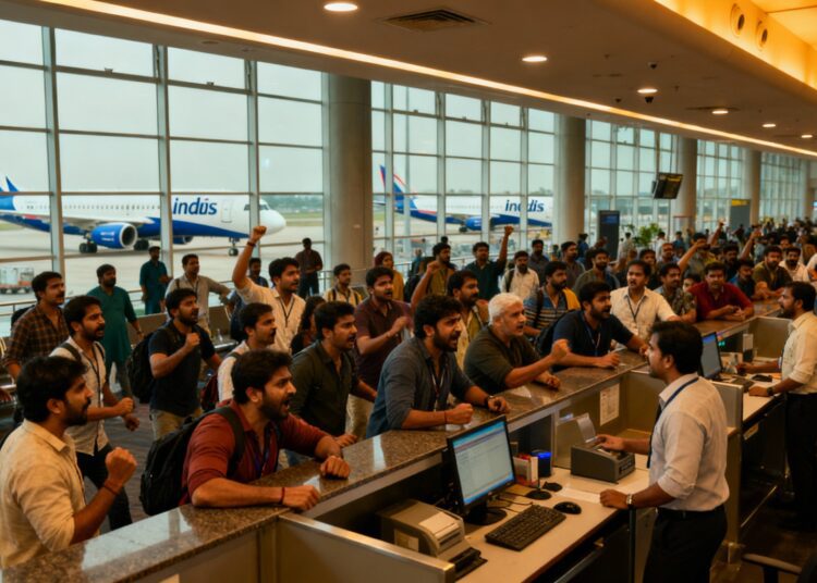 Indigo Flight Delayed