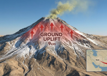 Iran Taftan Volcano