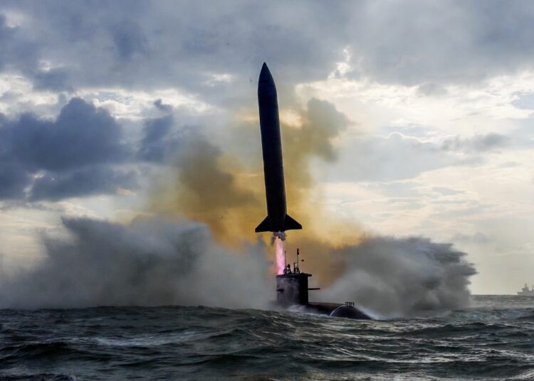 K-4 Ballistic Missile Test