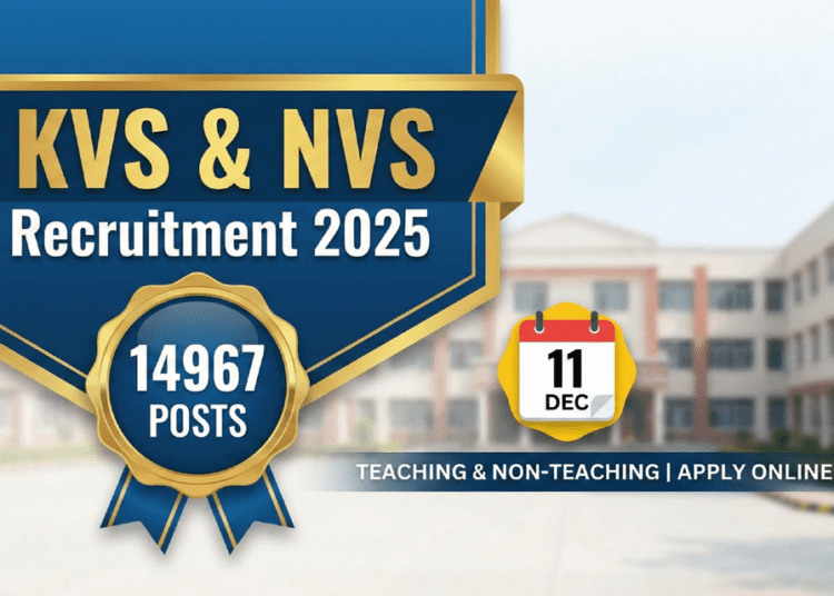 KVS NVS Recruitment 2025