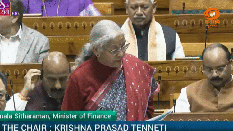 Nirmala Sitharaman presents Finance Bills