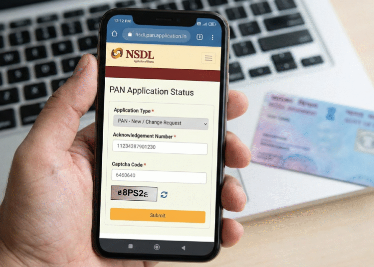 PAN Card Application Status