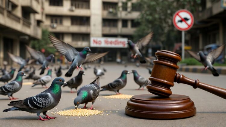 Pigeon Feeding Fine Mumbai