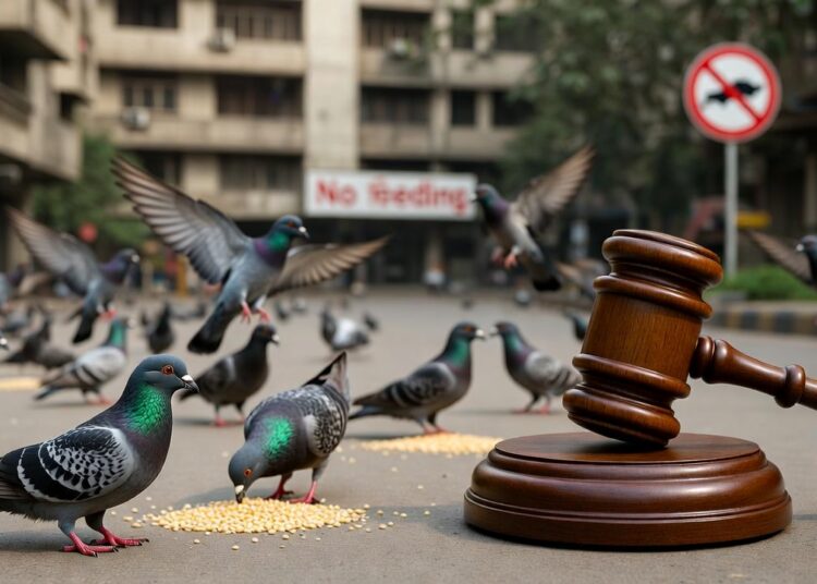 Pigeon Feeding Fine Mumbai