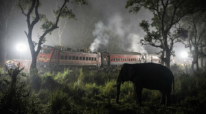 Rajdhani Express Elephant Accident