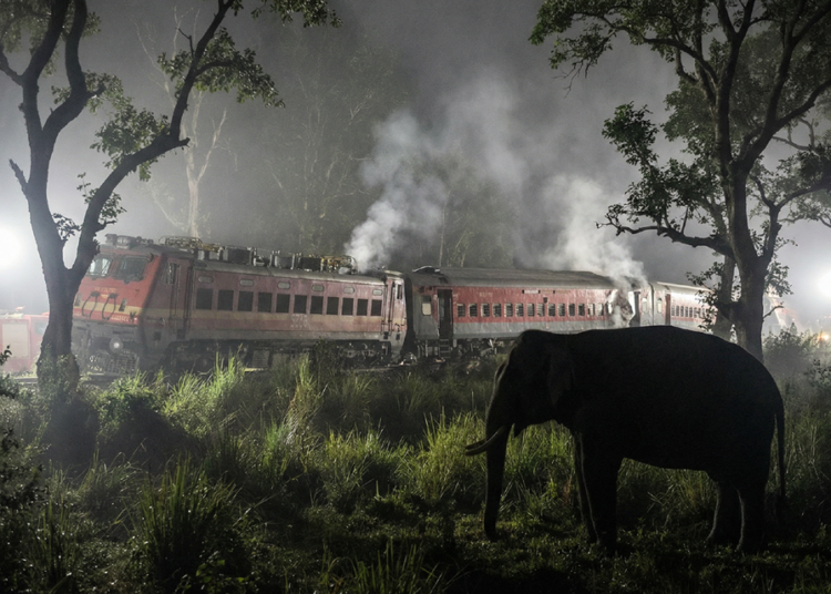 Rajdhani Express Elephant Accident