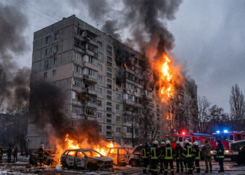 Russia-Ukraine War Drone Attack