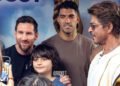Lionel Messi और Shah Rukh Khan की मुलाकात, Kolkata में 70 फुट ऊंची Statue का अनावरण 5 Lionel Messi