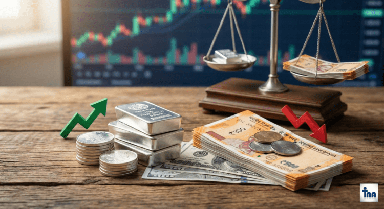 Silver Price vs Rupee Fall: चांदी की चमक ने तोड़े रिकॉर्ड, रुपया पहुंचा पाताल, जेब पर होगा सीधा वार! 1 Silver Price vs Rupee Fall