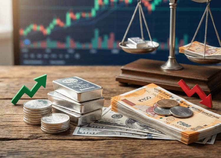 Silver Price vs Rupee Fall