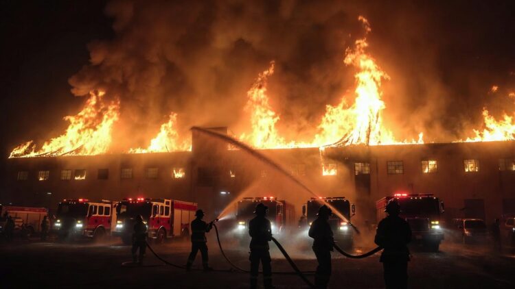 10 गोदाम जलकर खाक, आग की लपटों से दहला Surat Fire News 1 Surat Fire News