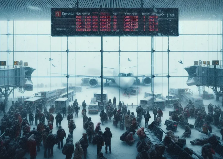 US Winter Storm Davin