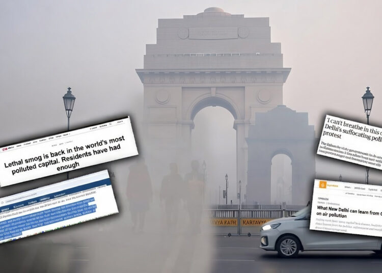 World Media on Delhi Pollution