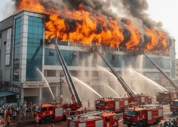 Surat Textile Market Fire