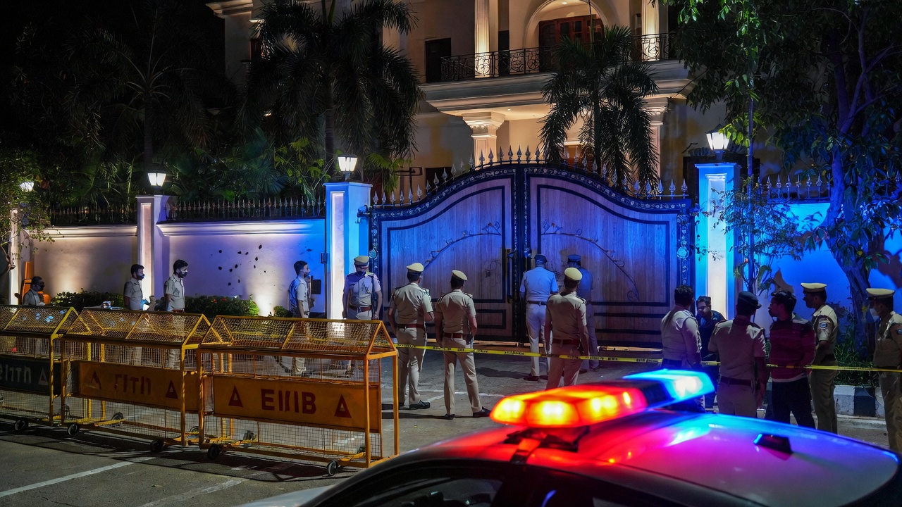 firing Outside Channi House