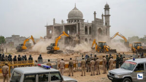 Bulldozer Action Sambhal