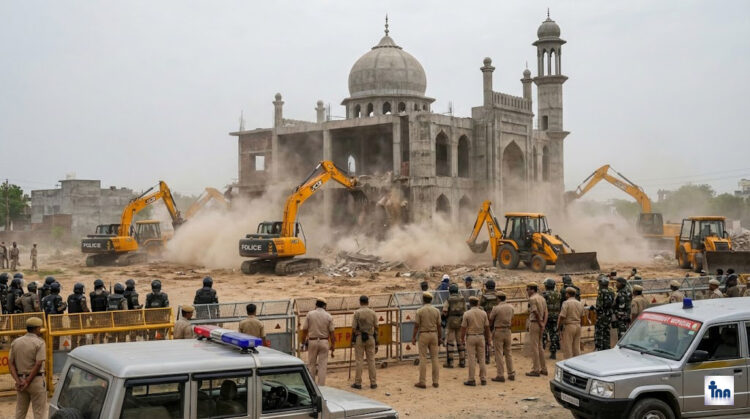 Bulldozer Action Sambhal