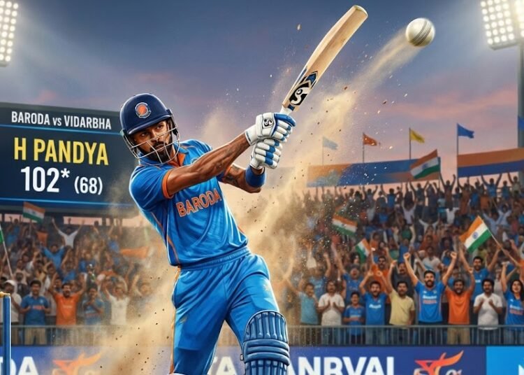 Hardik Pandya Century