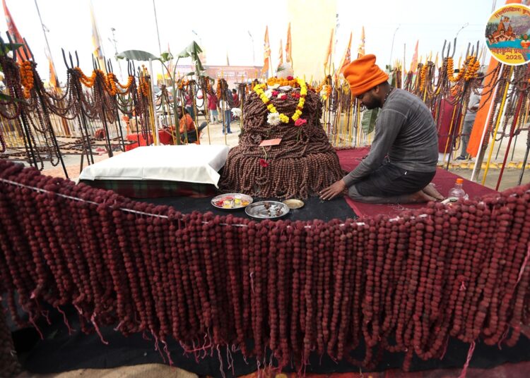 Magh Mela Prayagraj, Rudraksha Baba,