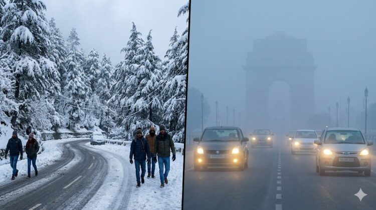 North India Weather Update: नए साल पर ठंड का 'टॉर्चर', दिल्ली-यूपी में बारिश और कोहरे का डबल अटैक 1 North India Weather Update