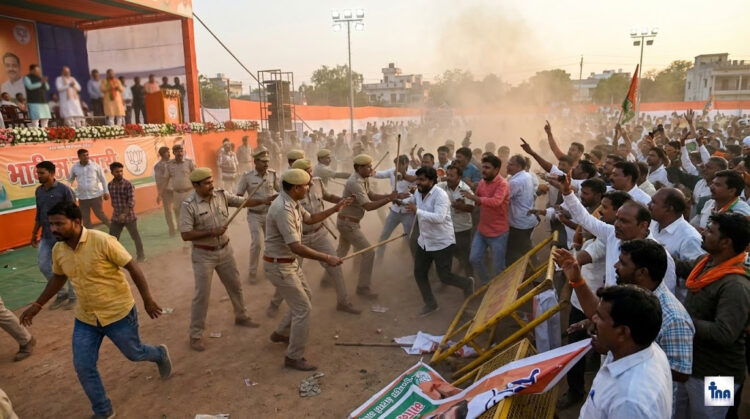 Owaisi Rally Hungama