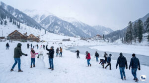 Snowfall North India
