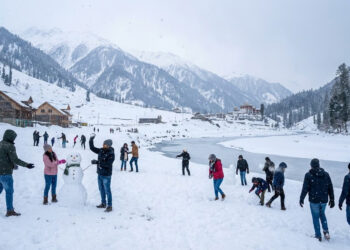 Snowfall North India