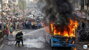Surat Bus Fire News Today
