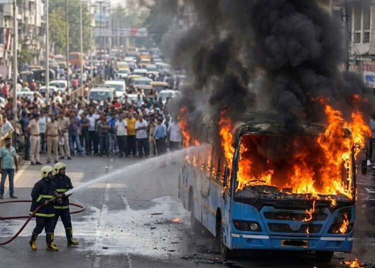 Surat Bus Fire News Today