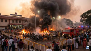 Thrissur Railway Station Fire