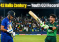 Youth ODI Fastest Century