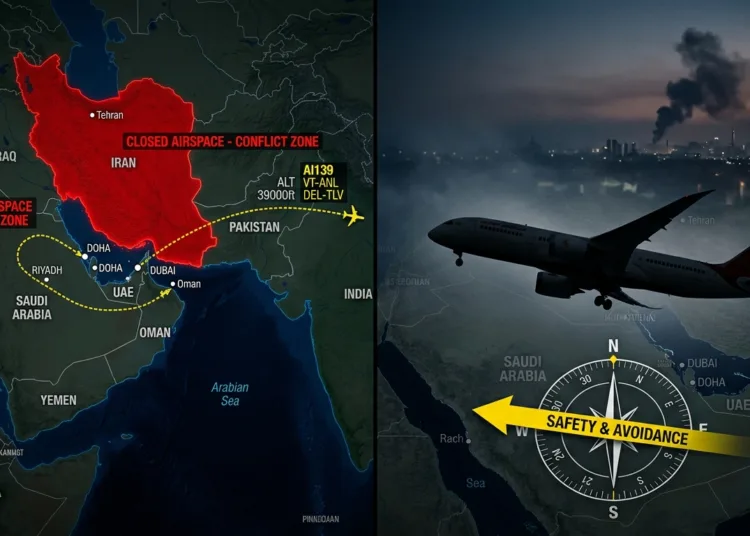 Air India flights Iran Israel conflict