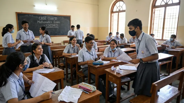 CBSE Class 10 Math Exam Analysis: स्टैंडर्ड बैलेंस्ड, बेसिक में लंबी गणना, NCERT पर आधारित पेपर 1 CBSE Class 10 Math Exam Analysis