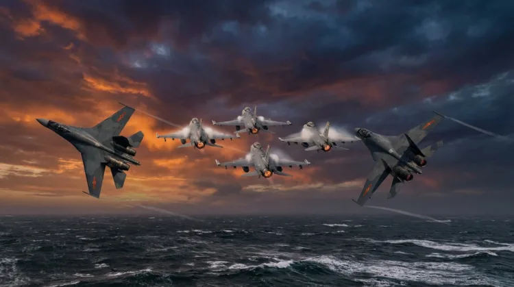 China US fighter jets face-off