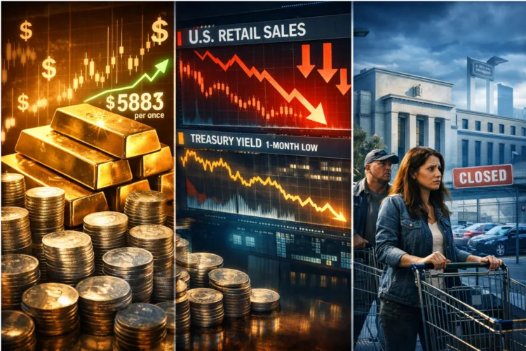 Gold-Silver Rate Today: अमेरिकी रिटेल सेल्स गिरी, सोना 5,883 डॉलर पार, चांदी ने दिया मजबूत प्रदर्शन 1 Gold-Silver Rate Today