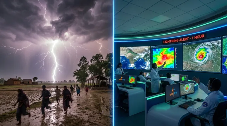 ISRO का Bihar को तोहफा, अब बिजली गिरने से पहले मिलेगा अलर्ट! 1 ISRO