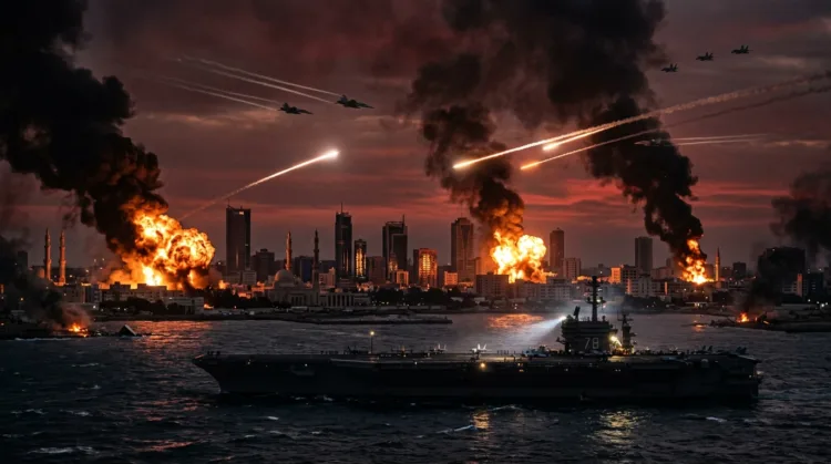 US-Israel Iran Attack: ईरान पर भीषण बमबारी, पूरा मध्यपूर्व दहला 1 US Israel Iran Attack