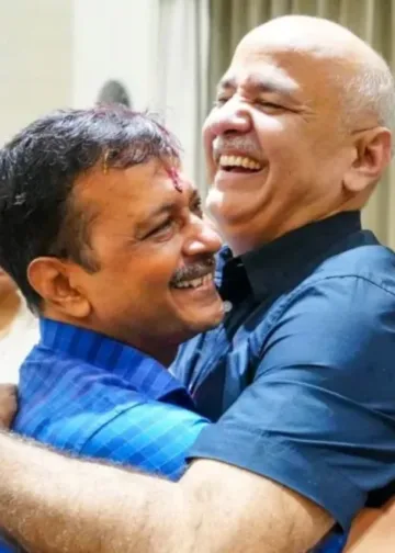 Arvind Kejriwal and Manish Sisodia