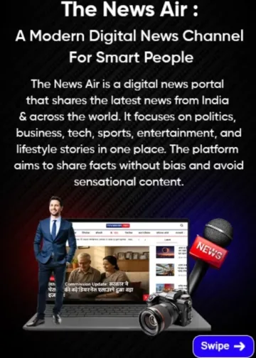 The News Air - A Modern Digital News Channel For Smart People