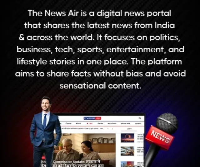 The News Air - A Modern Digital News Channel For Smart People