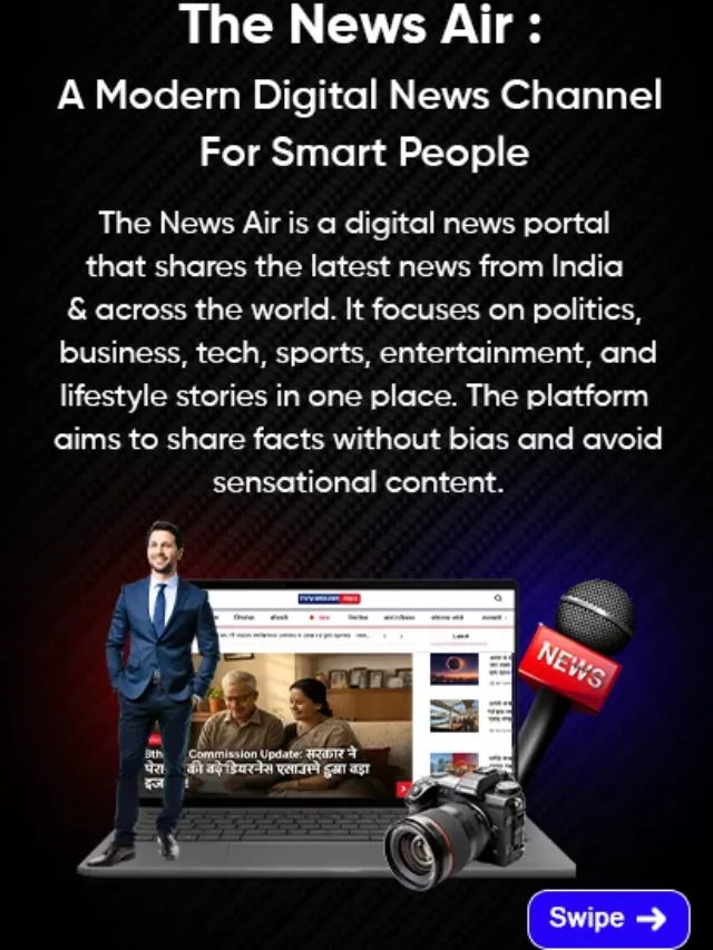 The News Air - A Modern Digital News Channel For Smart People