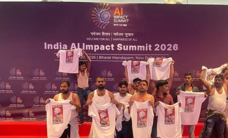 congress Protests at India AI Impact Summit