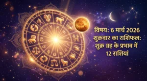 Aaj Ka Rashifal 6 March 2026