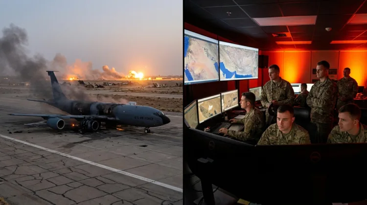 Iran War: Bloomberg का बड़ा खुलासा, US के 16 Military Aircraft तबाह 1 Bloomberg