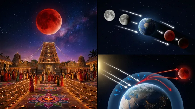 Chandra Grahan: होली पर खून जैसा लाल चाँद, सूतक शुरू होली! Lunar Eclipse 1 Chandra Grahan