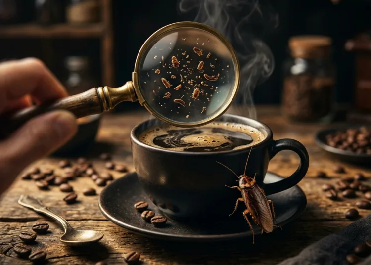 Cockroaches in Coffee