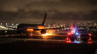 Delta Flight Engine Explodes
